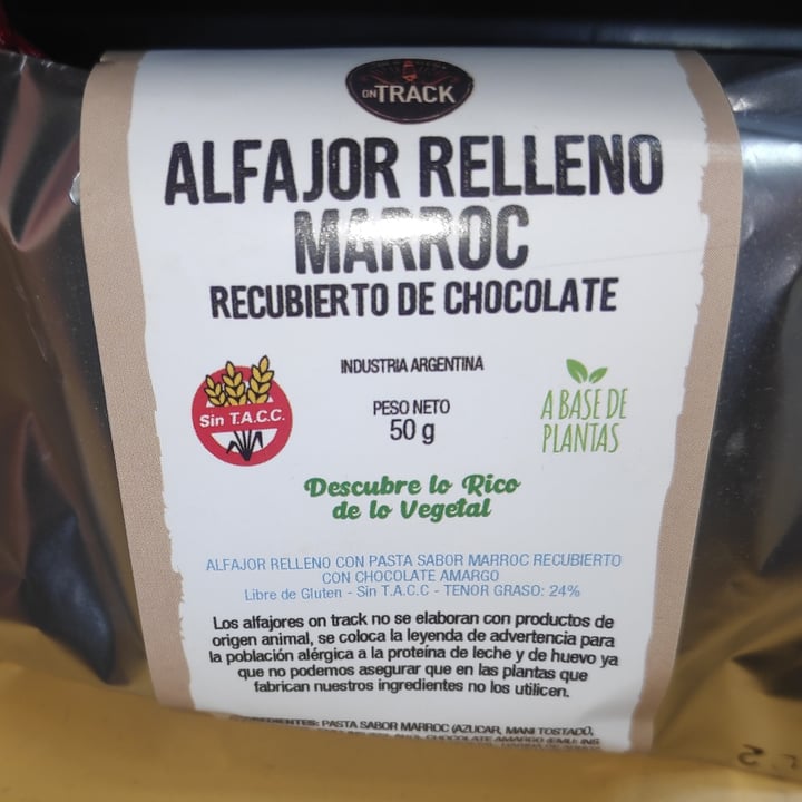 photo of On Track Alfajor OnTrack Relleno Marroc shared by @ladyrubi on  07 Mar 2023 - review