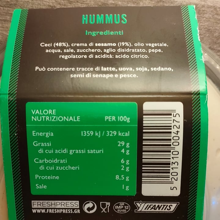 photo of Autentico greco da ifantis Hummus shared by @irene80 on  13 May 2023 - review