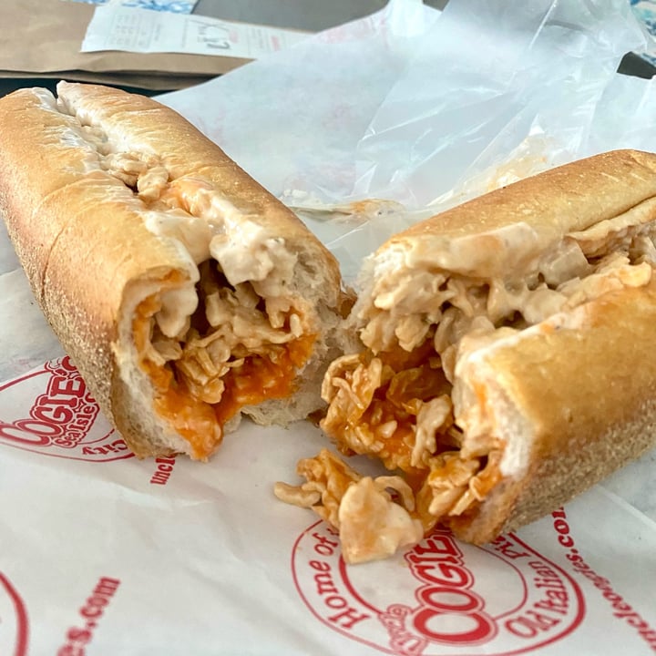 photo of Uncle Oogie's Pizzeria Vegan Buffalo Chicken Cheesesteak shared by @curvycarbivore on  24 Jun 2023 - review