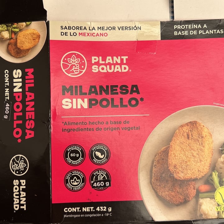 photo of Plant Squad Milanesa sin pollo shared by @nathlena19 on  06 Aug 2023 - review