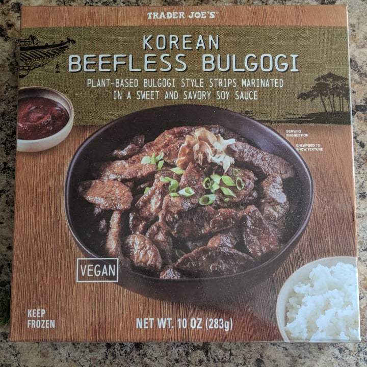 photo of Trader Joe's Korean Beefless Bulgogi shared by @oolaf-13 on  03 Feb 2023 - review
