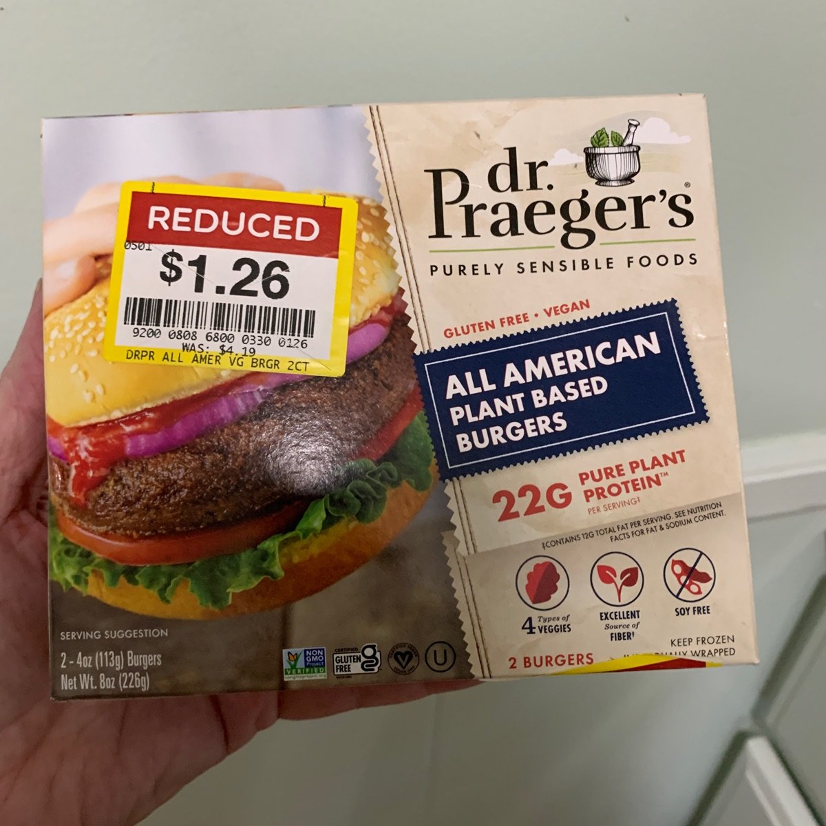 All American Plant Based Burgers from Dr. Praeger's - Vegan Product ...
