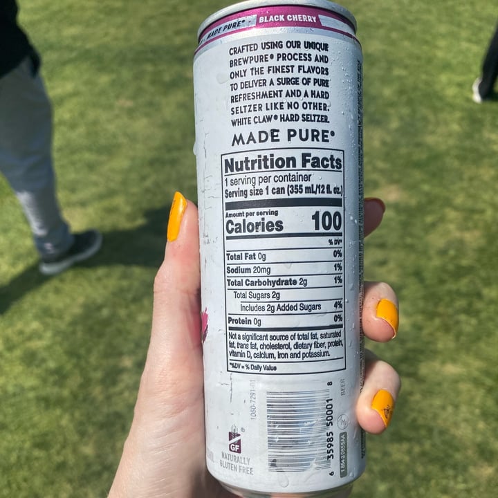 photo of White Claw Black Cherry Hard Seltzer shared by @beckyyy on  21 May 2023 - review