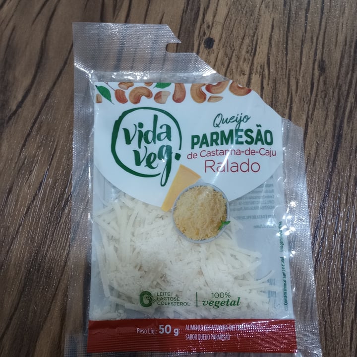 photo of Vida Veg Queijo Parmesão Ralado shared by @rosaferreira on  09 Jun 2023 - review