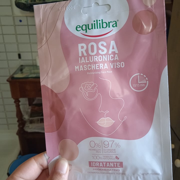 photo of Equilibra Maschera viso rosa ialuronica shared by @polpettavegana on  04 Jun 2023 - review