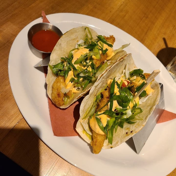 photo of Beertown Public House Oakville Battered "fish" tacos shared by @theveglife on  26 May 2023 - review