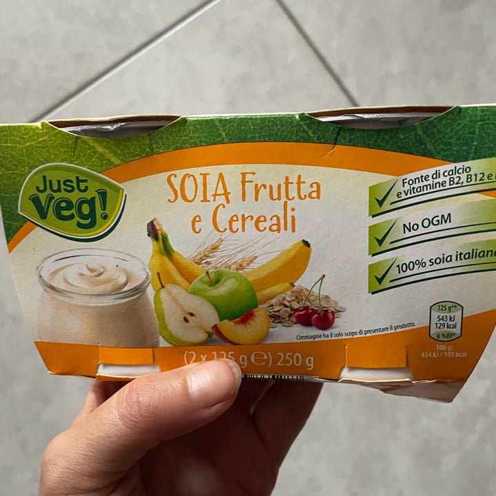 photo of Just Veg! (ALDI Italy) Yogurt soia frutta e cereali shared by @iside01 on  26 Jul 2023 - review