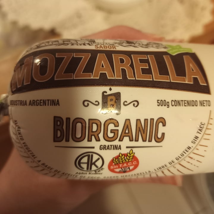 photo of Biorganic Queso muzzarella shared by @giselle82 on  28 Dec 2022 - review