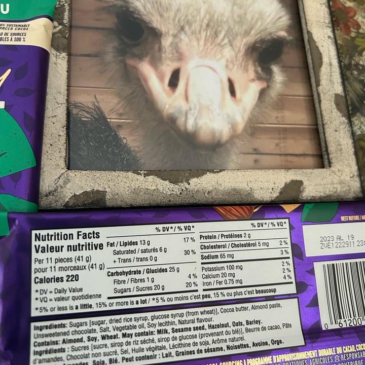 photo of Cadbury Vegan CADBURY PLANT BAR MADE WITH ALMONDS AND SALTED CARAMEL shared by @maryanarch on  20 Apr 2023 - review