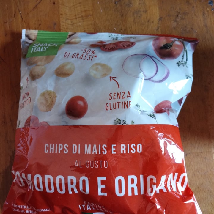 photo of Snack Italy chips Di mais e riso Al pomodoro e origano shared by @azzurra on  02 Jul 2023 - review
