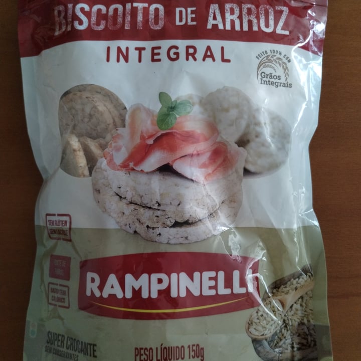 photo of Rampinelli Biscoito De Arroz Integral shared by @cristinarabelo on  05 Mar 2023 - review