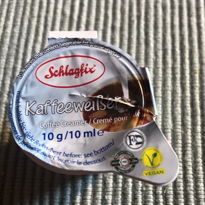 photo of Schlagfix Kaffeeweißer (Coffee Creamer) shared by @laurabambi on  06 Apr 2023 - review