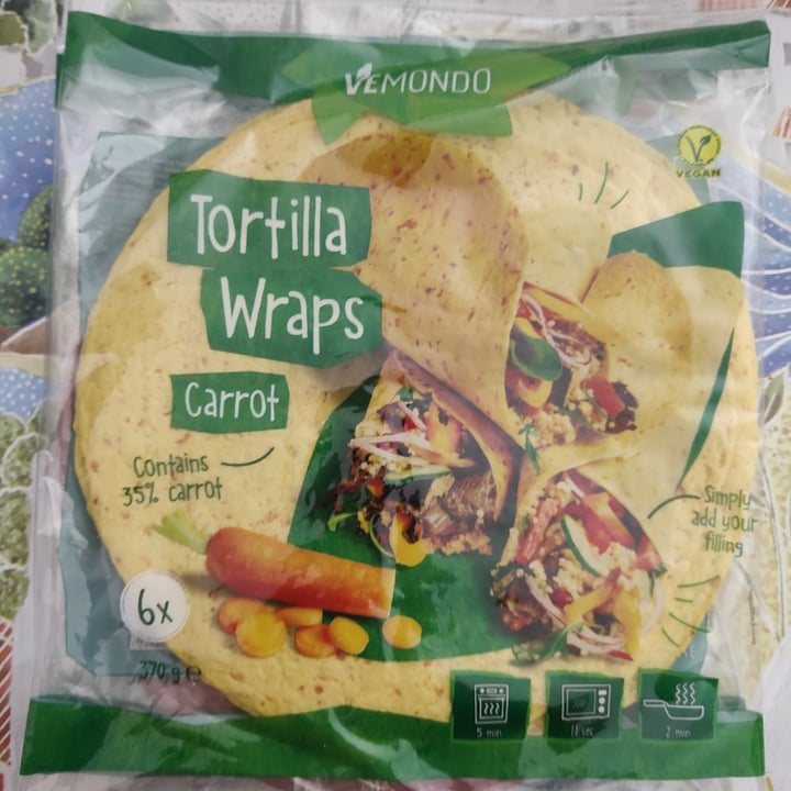photo of Vemondo Tortilla Wraps Carrot shared by @nurvola2003 on  22 Jan 2023 - review