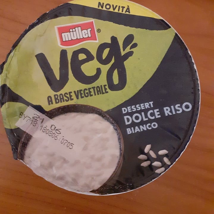 photo of Müller veg Dessert dolce riso bianco shared by @pigronavegana on  16 Jul 2023 - review