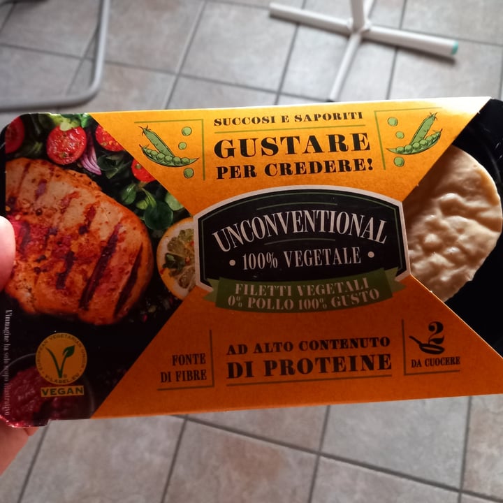 photo of Unconventional Filetti Vegetali 0% Pollo 100% Gusto - Plant Based Fillet shared by @fabimico on  04 Jul 2023 - review