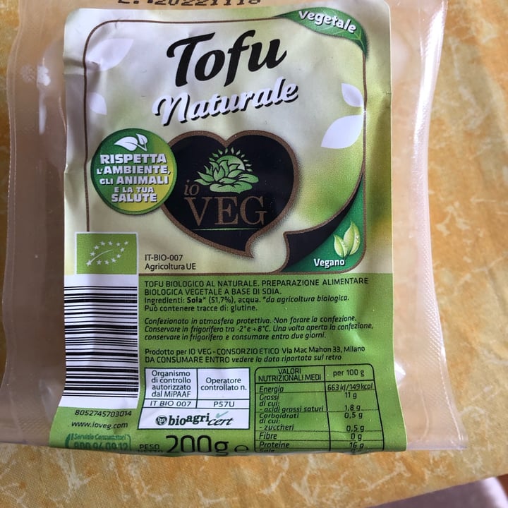 photo of ioVEG tofu al naturale shared by @alessandraf on  08 Jan 2023 - review
