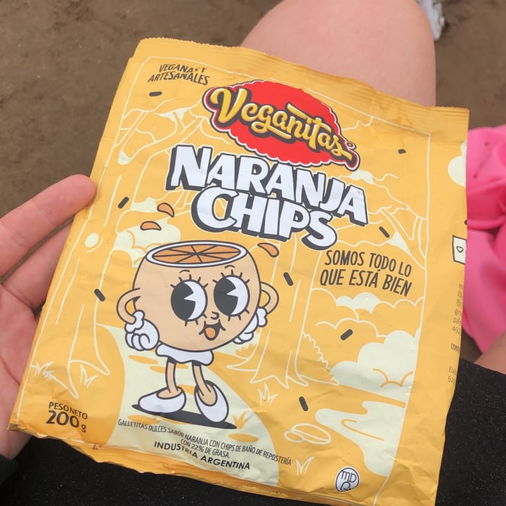 photo of Veganitas veganitas naranja chips shared by @ronroneo on  27 Jan 2023 - review