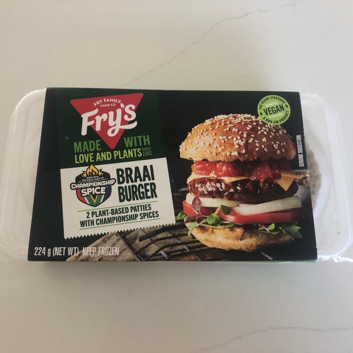photo of Fry's Family Food Braai Burger shared by @zsuz on  03 Jan 2023 - review
