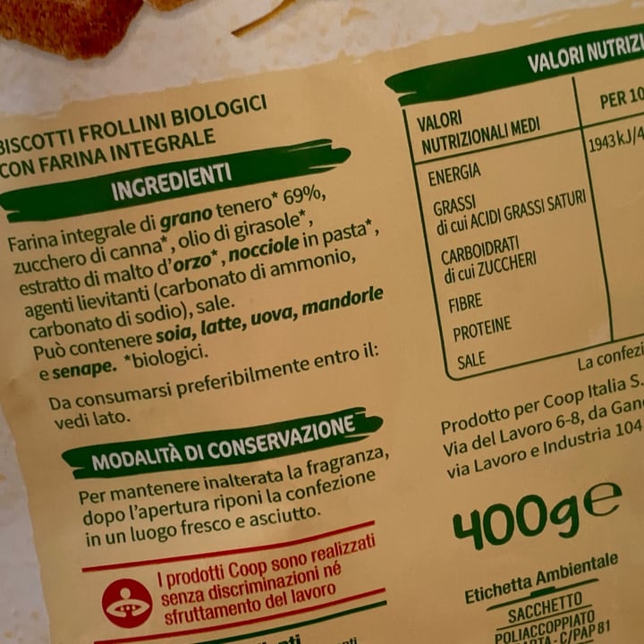 photo of Vivi Verde Coop Frollini Integrali shared by @animalionline on  11 Aug 2023 - review