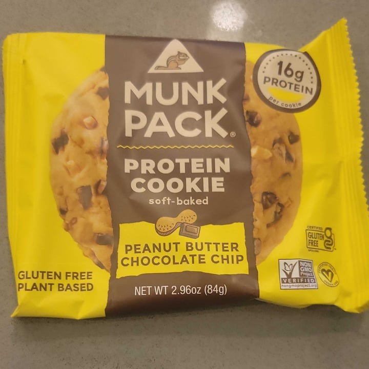 photo of Munk Pack Munk Pack Peanut Butter Chocolate Chip Protein Cookie shared by @sensiblevegan on  02 Jun 2023 - review
