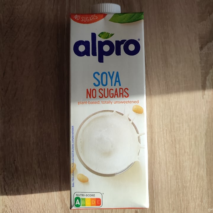 photo of Alpro Soy milk no sugar shared by @szilvia on  15 Jan 2023 - review
