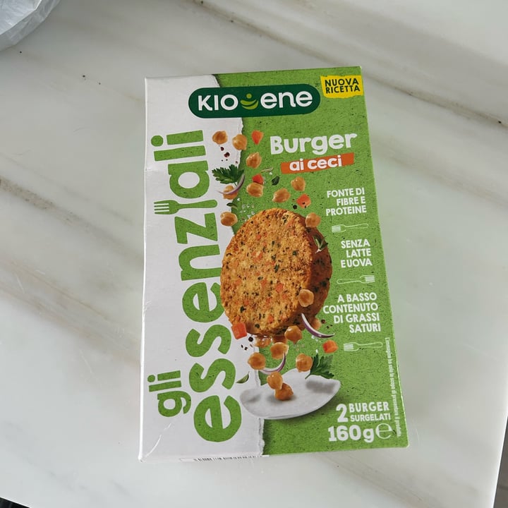 photo of Kioene gli essenziali burger ai ceci shared by @ele91mem on  30 Jul 2023 - review