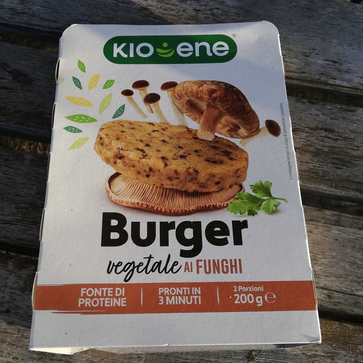 photo of Kioene Burger vegetale ai funghi shared by @laverbena on  04 Apr 2023 - review