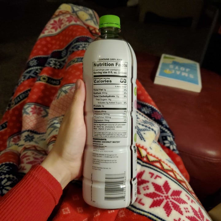 photo of Harmless Harvest Coconut Water shared by @maisiehouse on  18 Feb 2023 - review