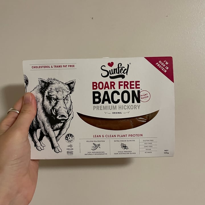 photo of Sunfed Sunfed® Boar Free Bacon™ Premium Hickory shared by @veggi-bella on  01 Apr 2023 - review