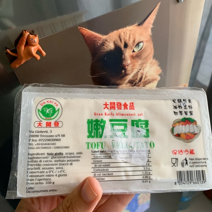 photo of Gran Kaifa Alimentari srl Tofu Vellutato shared by @vegzari on  10 Jan 2023 - review