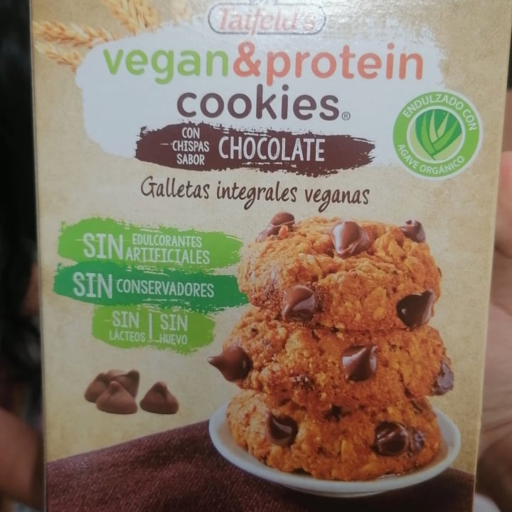 photo of Taifeld’s Vegan & Protein Cookies con Chispas de Chocolate shared by @haztevegan on  23 Jan 2023 - review
