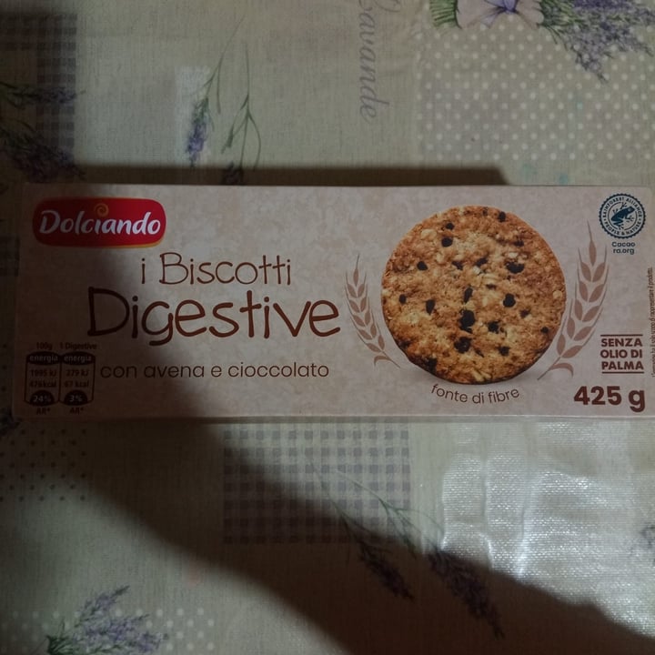 photo of Dolciando Biscotti Digestive Con Avena E Cioccolato shared by @elaisa-veg on  17 May 2023 - review
