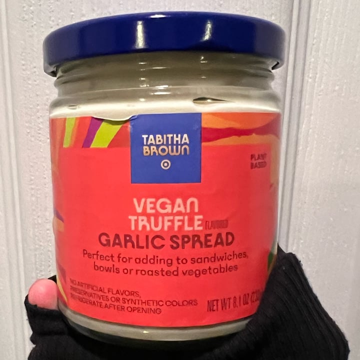 photo of Tabitha Brown Vegan Truffle Garlic Spread shared by @ksvegan17 on  06 Mar 2023 - review