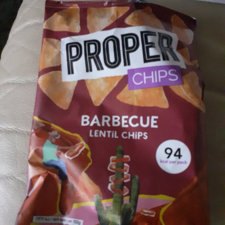 photo of Proper Chips Barbecue Lentil Chips shared by @poppyveggirl on  11 Aug 2023 - review