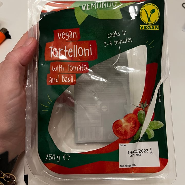 photo of Vemondo Vegan Tortelloni With Tomato And Basil shared by @mariamagri on  24 Jan 2023 - review