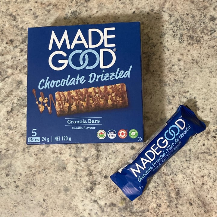 Made Good Chocolate Drizzled Granola Bar Review abillion
