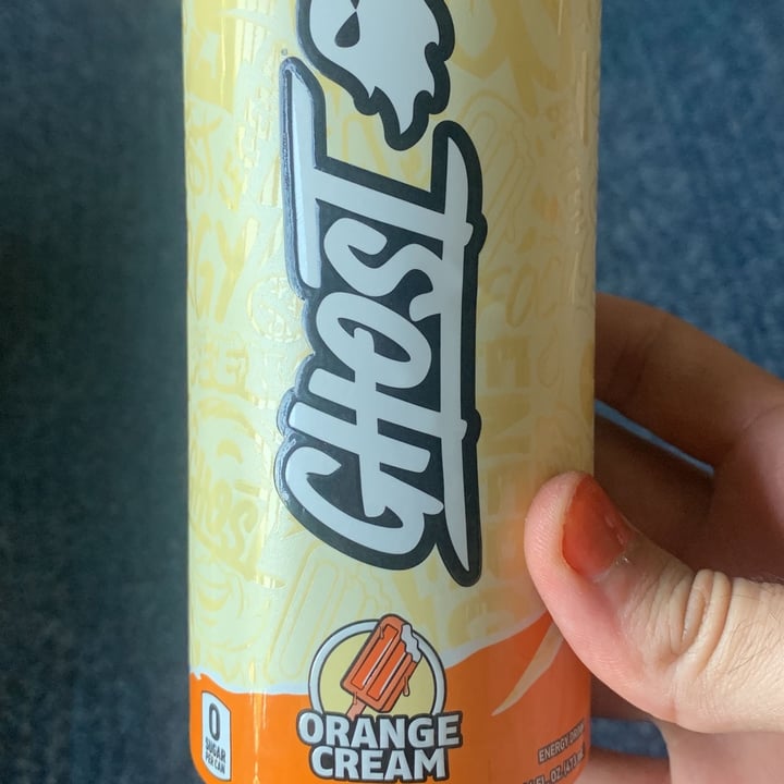 photo of Ghost Orange Cream Energy Drink shared by @sustainablesam on  27 Jul 2023 - review