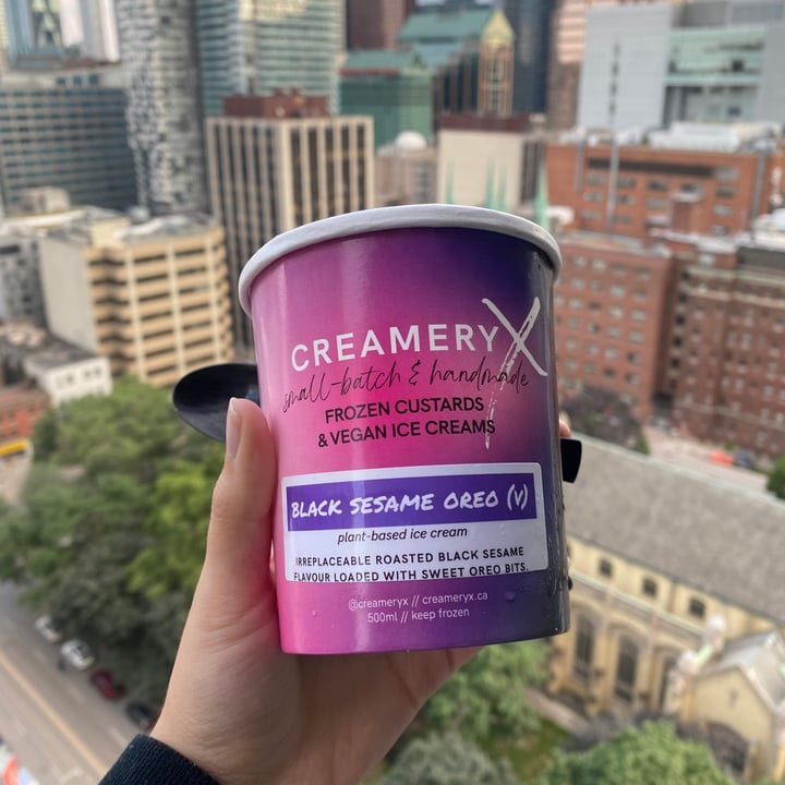photo of Creamery X Inc. Black Sesame Oreo shared by @th-vegan on  24 Jul 2023 - review