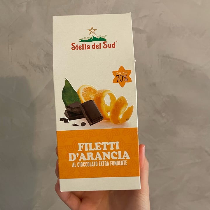 photo of Stella del sud Filetti d’ Arancia al cioccolato extra fondente shared by @chiarafraioli on  17 Apr 2023 - review