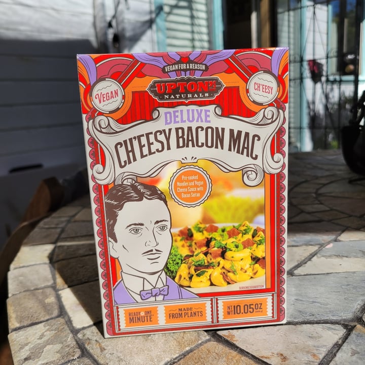 photo of Upton's Naturals Deluxe Ch’eesy BACON MAC shared by @organicjoe on  11 Aug 2023 - review