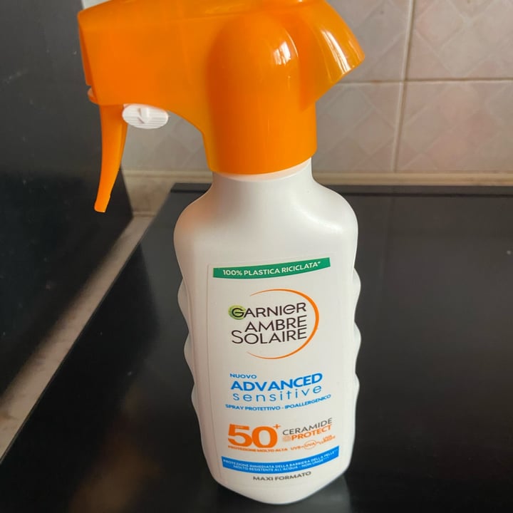 photo of Garnier ambre solaire advanced sensitive 50+ shared by @aledece on  06 Jul 2023 - review
