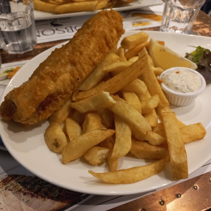 photo of Soho Hobson`s Fish & Chips Vegan Fish & Chips shared by @obstinatevegangirl on  12 Mar 2023 - review