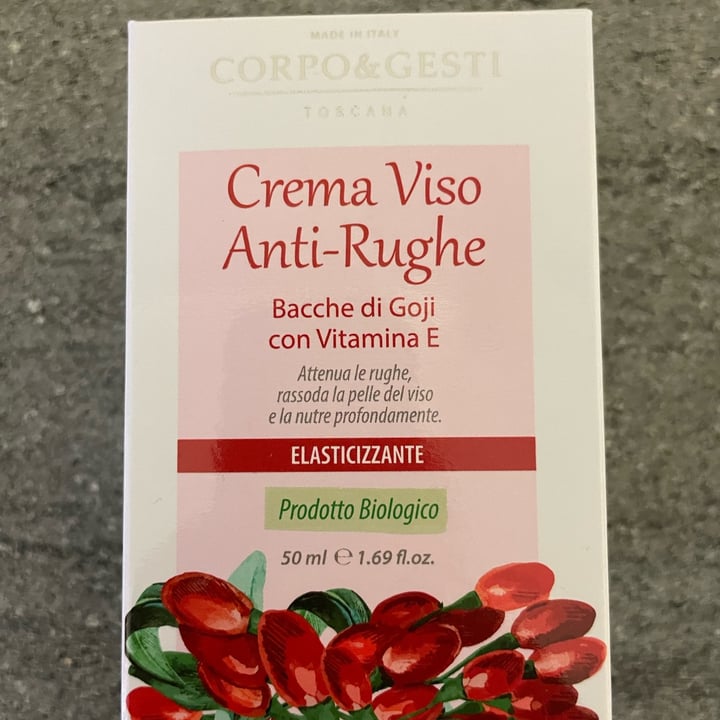 photo of La Verde Vita crema viso anti-rughe bacche di goji con Vitamina E shared by @caterinaveg on  28 Jul 2023 - review