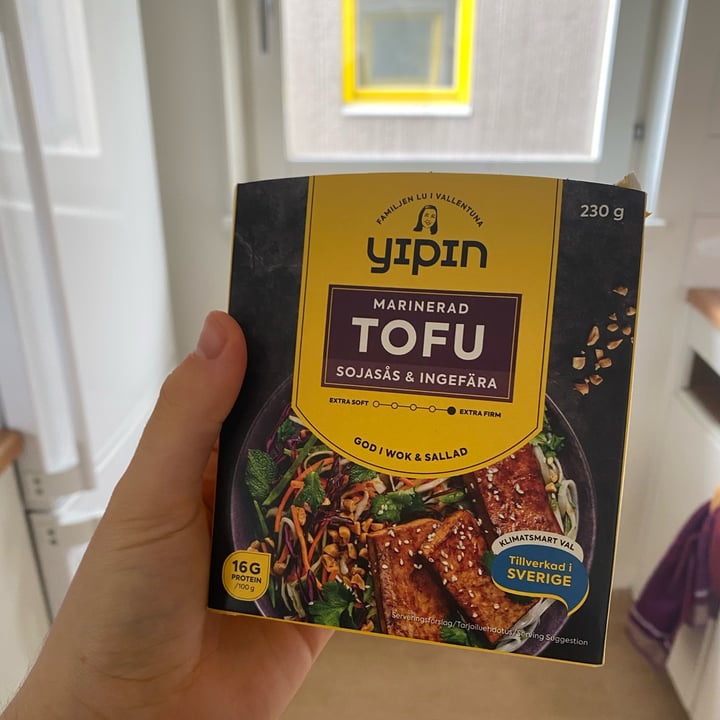 photo of yipinfood ekologisk tofu örtmarinerad organic herb tofu shared by @liciaines on  09 May 2023 - review