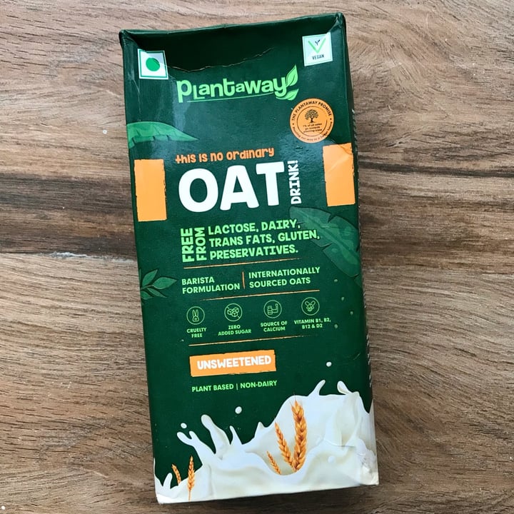photo of Plantaway Oat Drink shared by @veganniran on  21 Apr 2023 - review