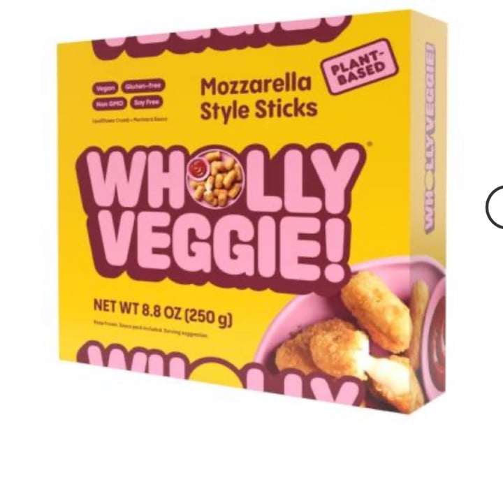 photo of Wholly veggie Mozzarella Style Sticks shared by @vegangracie on  31 Jan 2023 - review