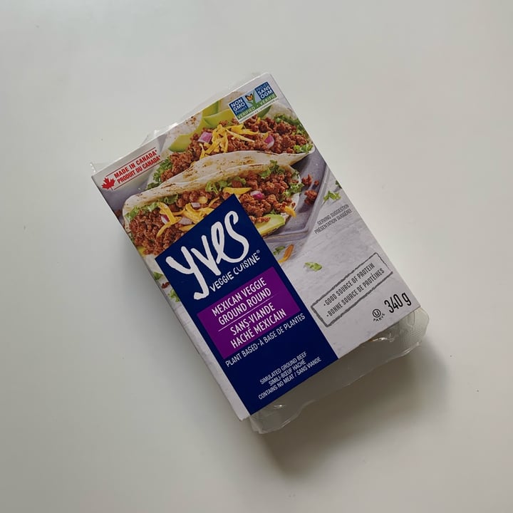 photo of Yves Mexican Veggie Ground Round shared by @zoinho on  21 Jul 2023 - review