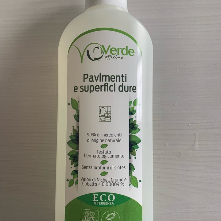photo of Verde officina Eco Detergenza Pavimenti E Superfici Dure shared by @silviavenanzoni on  18 Apr 2023 - review