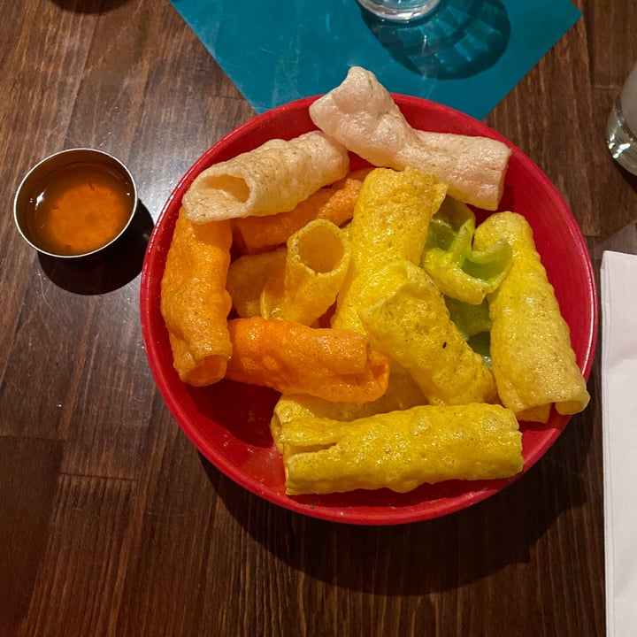 photo of took took Vegan Prawn Crackers shared by @cassgloriaeats on  12 Mar 2023 - review