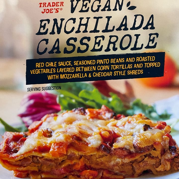 photo of Trader Joe's Vegan Enchilada Casserole shared by @ivyridgevegan on  04 Jul 2023 - review